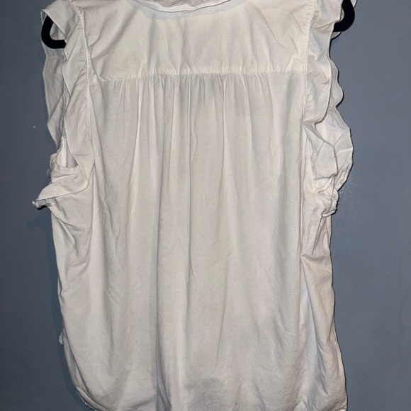 Kut from the Kloth White Ruffled Blouse - Picture 3 of 3